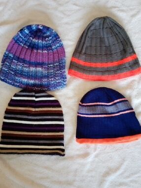 Assorted Unisex 5 Knit Beanie Hat Pack -